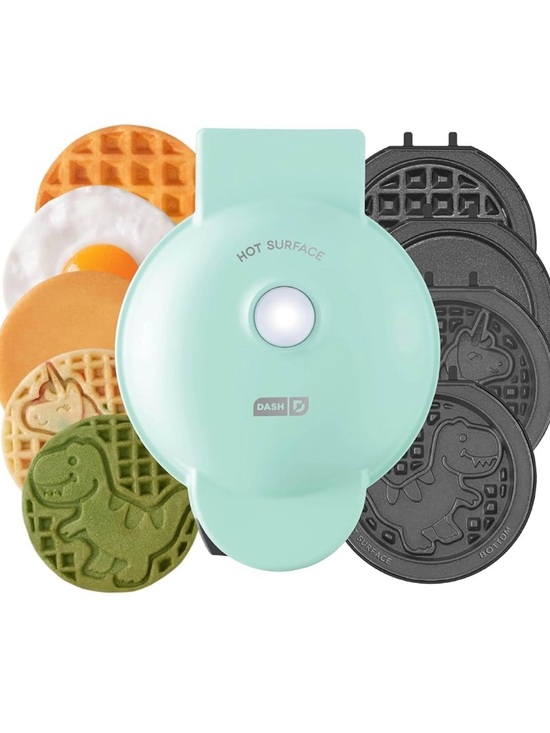 Dash Other - Dash MultiMaker Mini System-Mini Waffle Maker, 4-Removable Griddle Plates+EXTRAS
